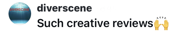 Comment Such Creative Reviews.