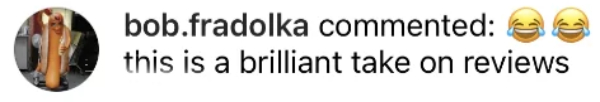 Comment Brilliant Take.